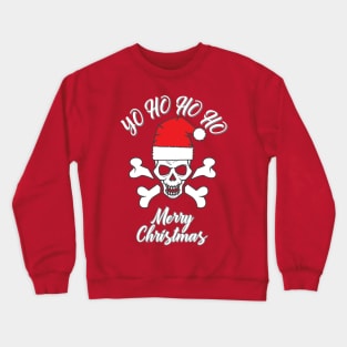 Yo Ho Ho Pirate Santa Xmas Crewneck Sweatshirt